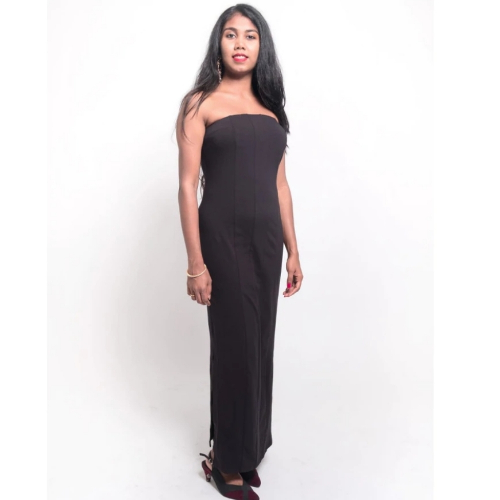 Maxi dress with slits on both sides